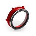 DBK Special Parts (Ducabike) Dual Color Clear Wet Clutch Cover for the Ducati Panigale / Streetfighter / Multistrada / Diavel V4 DBK Special Parts (Ducabike) Dual Color Clear Wet Clutch Cover for the Ducati Panigale / Streetfighter / Multistrada / Diavel V4